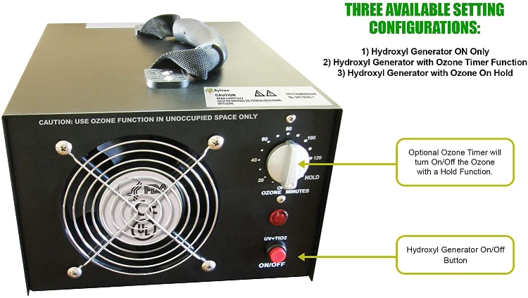 A hydroxyl and ozone combo generator.